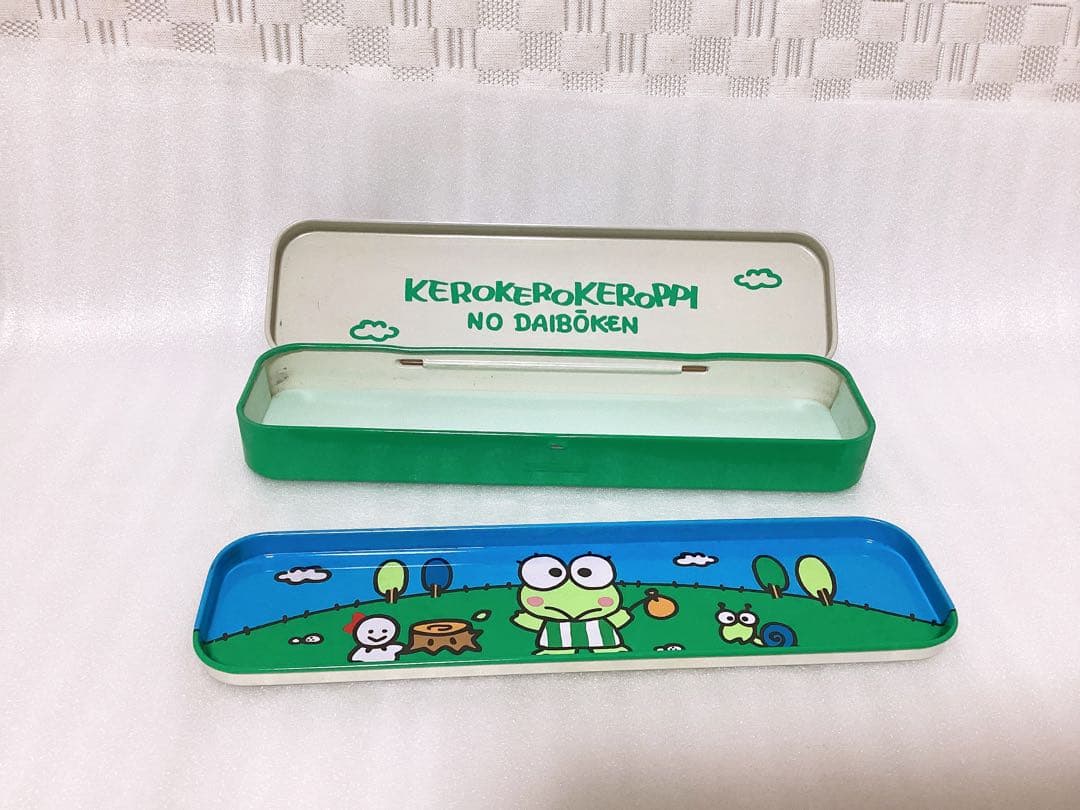 昭和レトロ サンリオ❤︎けろけろけろっぴ❤︎キーホルダー&缶ペンケース ⭐️特典付き⭐️