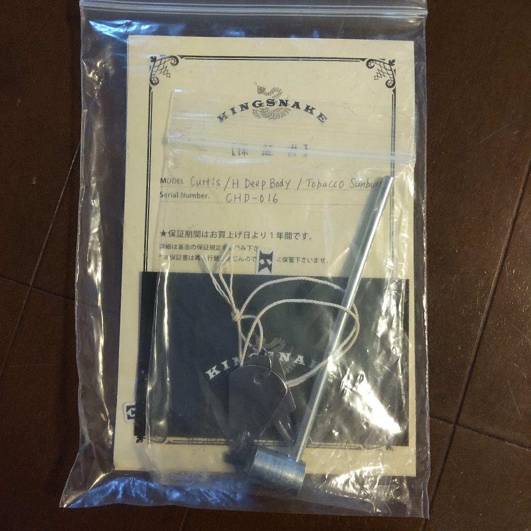 KING SNAKE Curtis H Deep Body フルアコ