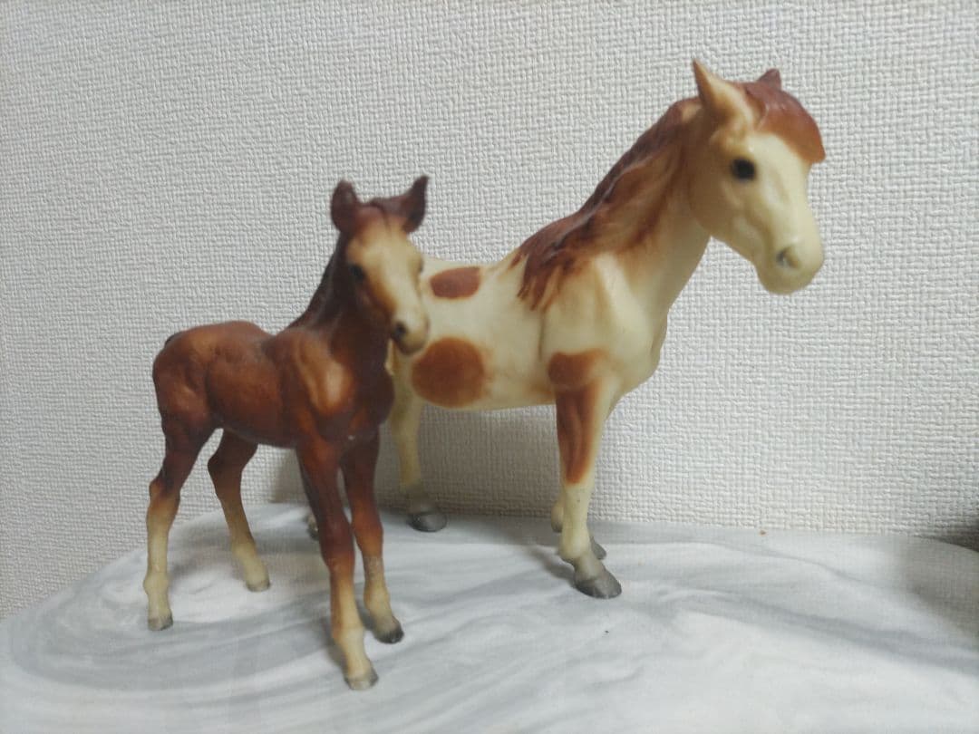 【breyer】馬のフィギュアセット 親子