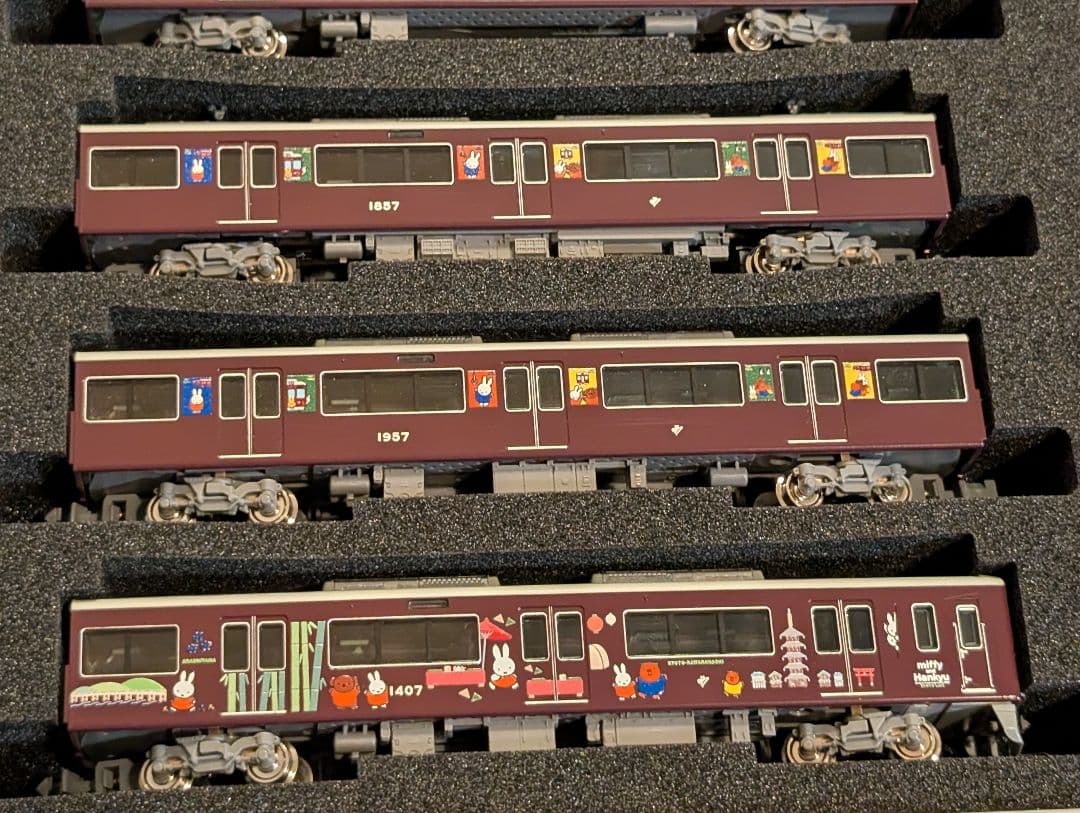 阪急1300系 ミッフィー号 京都線 ラッピング車両 限定品 グリーンマックス