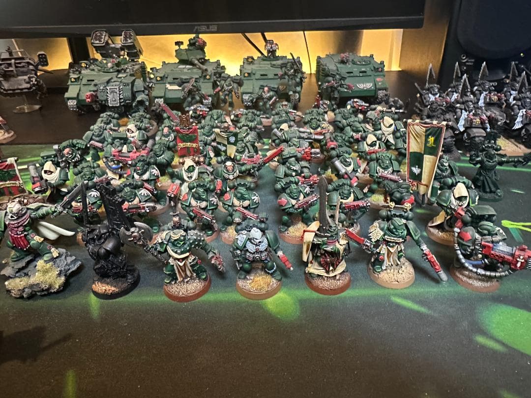 【塗装】ウォーハンマー 40k ダークエンジェル 大型アーミー（メタル希少など）