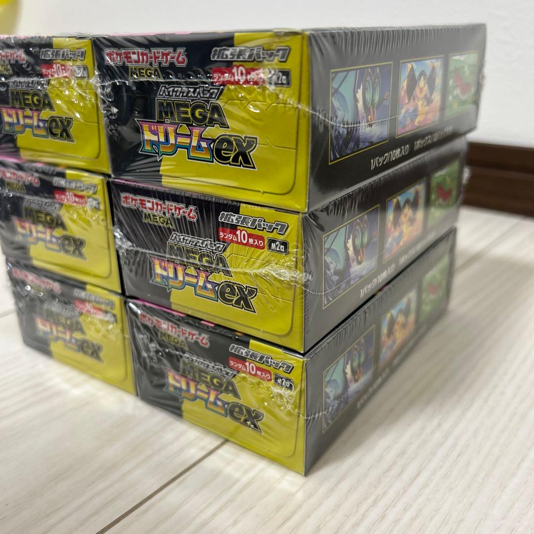 ポケモンカード　MEGAドリームex シュリンク付き　6BOX ワンオーナー品