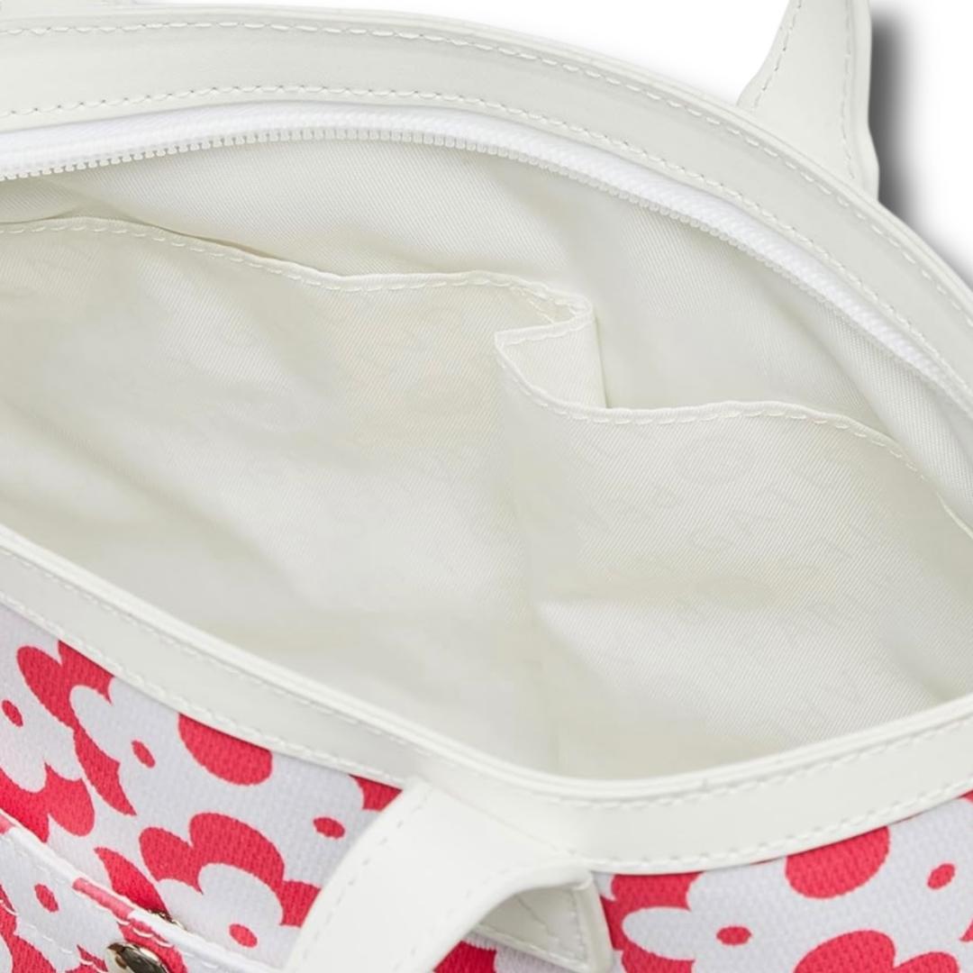 定価28600円 パーリーゲイツ ジオメトリックフラワー柄 カートバッグ