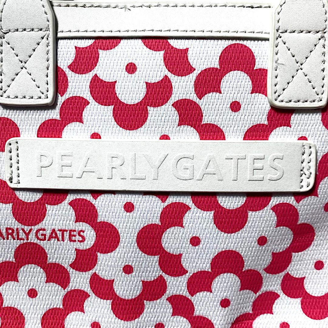 定価28600円 パーリーゲイツ ジオメトリックフラワー柄 カートバッグ