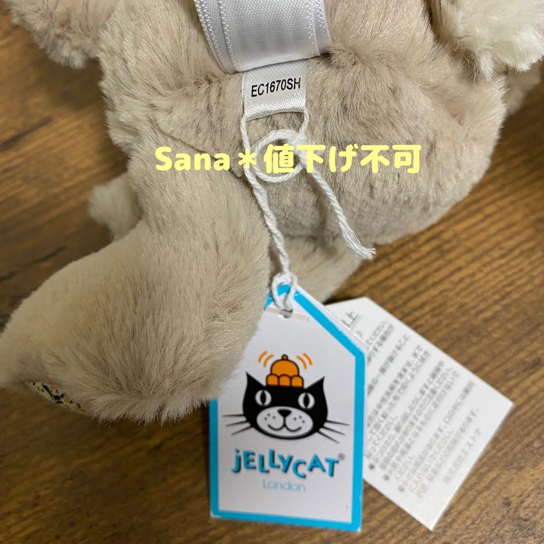 廃盤　新品　ジェリーキャット　ブロッサム　ベージュ　バニー　Sサイズ　茶色　花柄