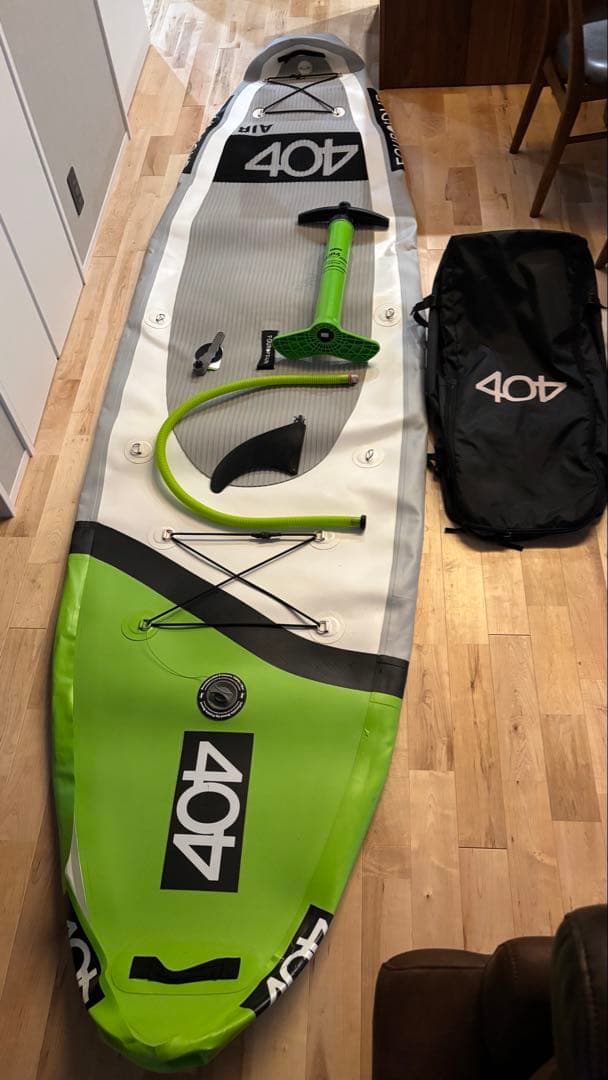 404 SUP ボード（ジャンク） キャリーケース エアポンプ メンテキット付