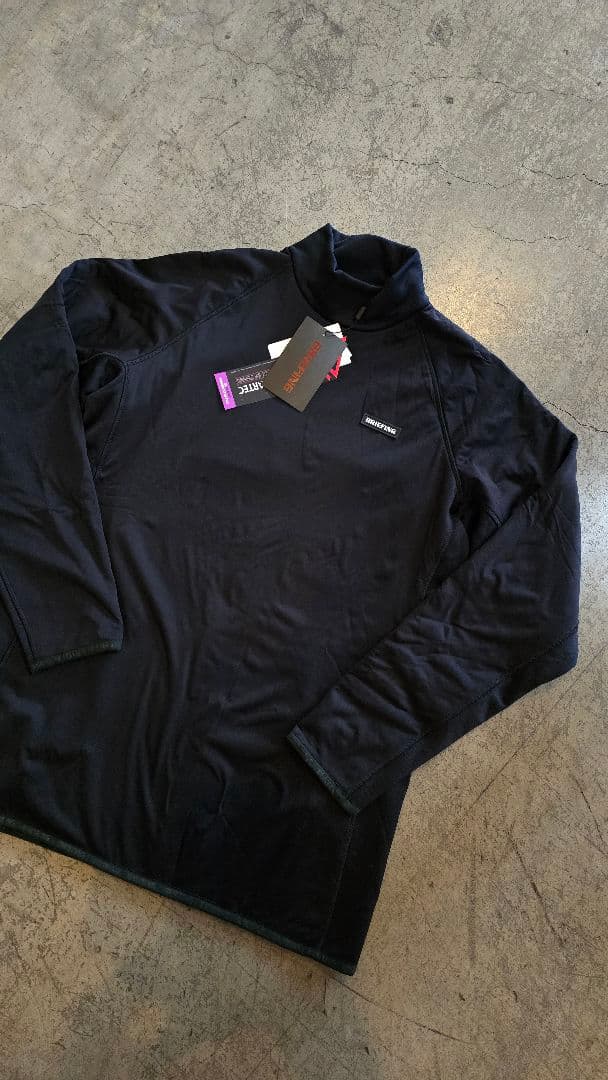 ブリーフィングゴルフ★ヒートモックネック長袖シャツ新品