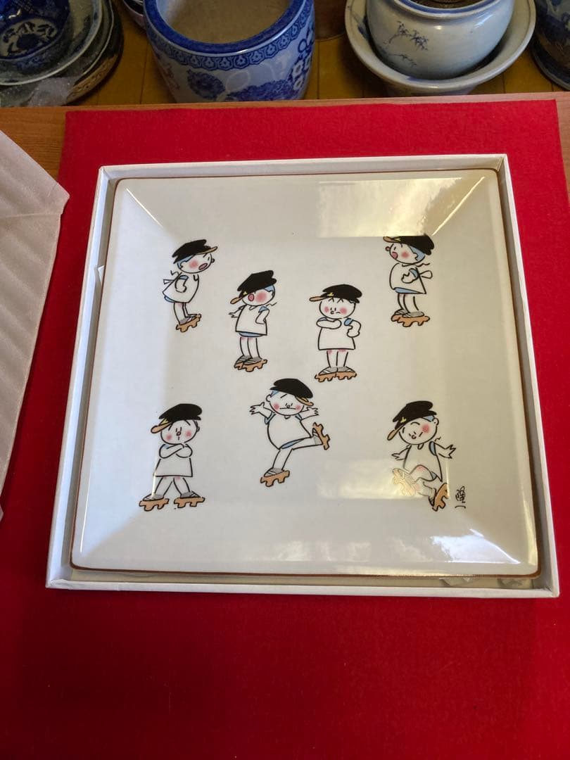 フクちゃん‼️記念キャラクター皿‼️コレクター必見‼️作者横山隆一さんファンの方へ。