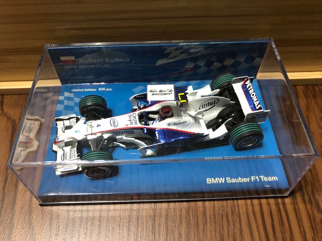 ミニチャンプス1/43 ザウバーF1 08 R.クビサ 富士スピードウェイ
