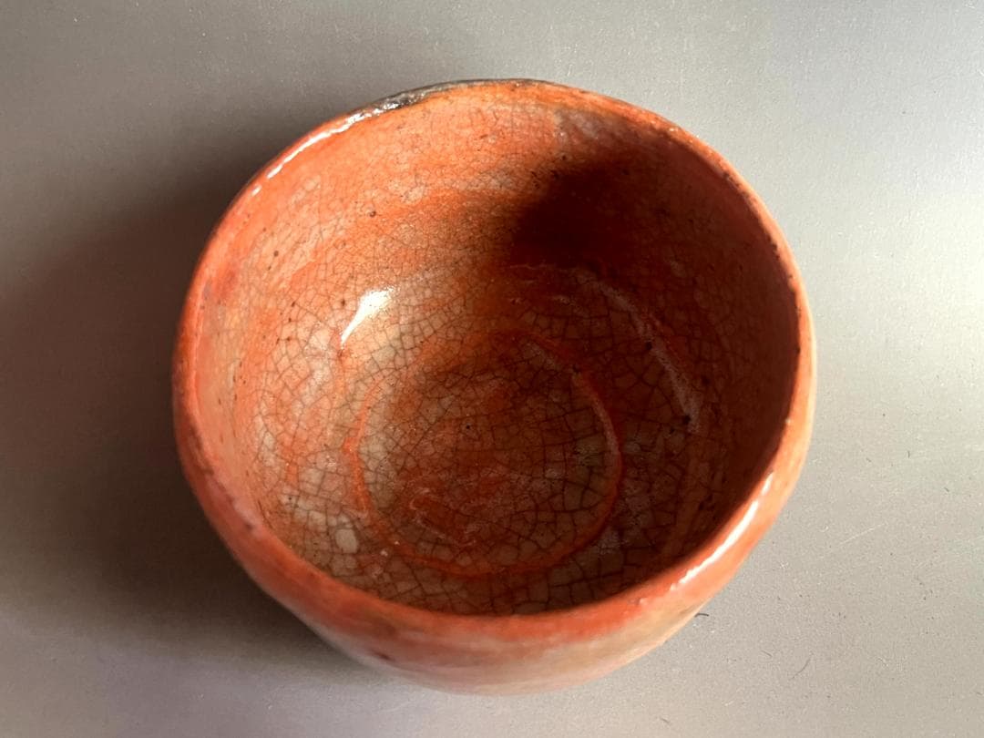 茶碗■古赤楽 松斎 古京焼 お茶道具 古美術 時代物 古陶器 骨董品■