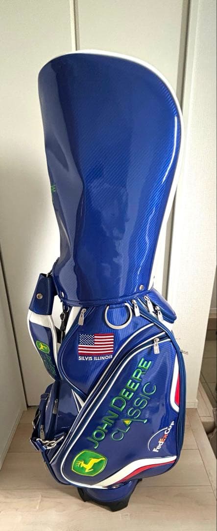 【美品＆生産終了】US PGA TOUR キャディバッグ3065 ブルー
