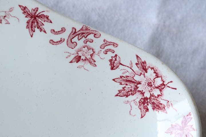 フランス　アンティーク　ラヴィエ　saint amand anemone