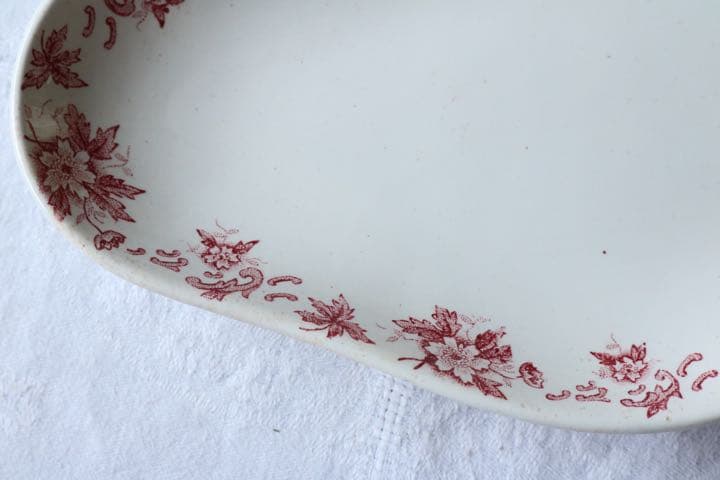 フランス　アンティーク　ラヴィエ　saint amand anemone