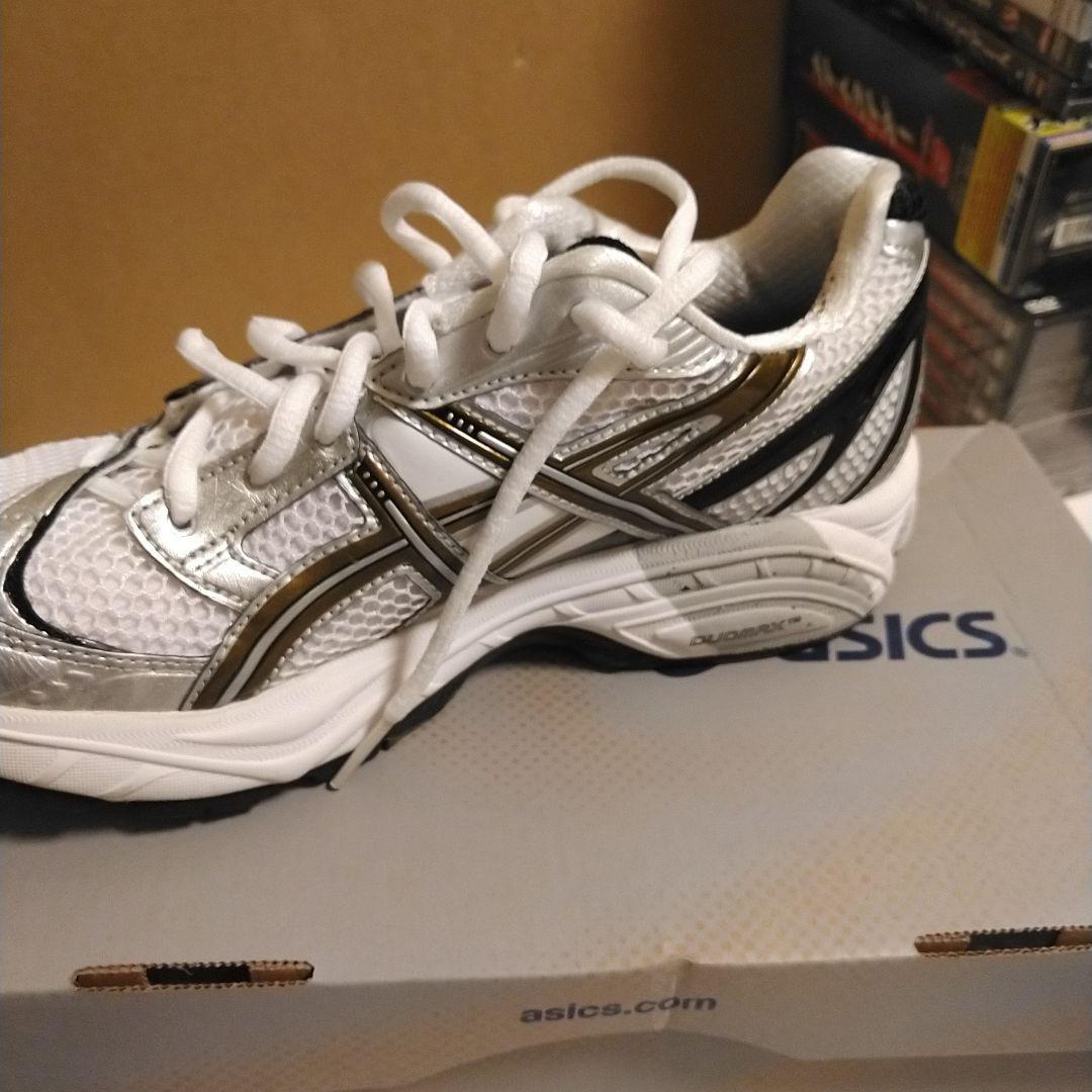 asics KAYANO 25.0 ホワイト/シルバー/ブラック