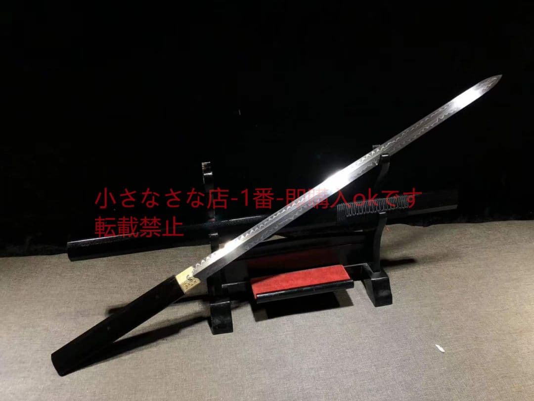 26寸烏木六稜素装唐剣墨攻剣  唐剣  模造刀·模擬刀  居合刀