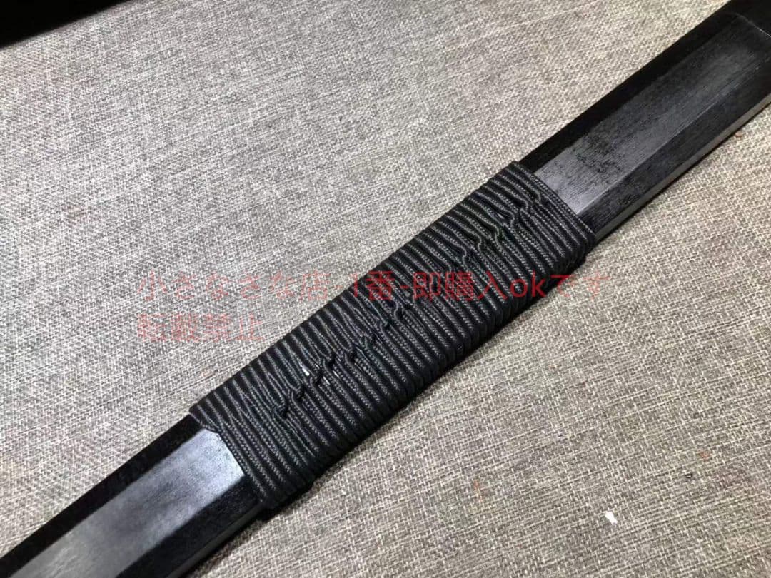 26寸烏木六稜素装唐剣墨攻剣  唐剣  模造刀·模擬刀  居合刀