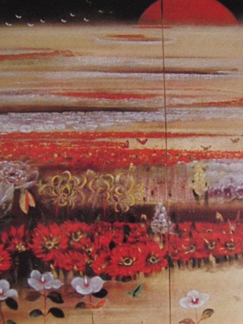 近藤弘明、【華苑久遠】、希少な額装用画集より、新品額装付、状態良好