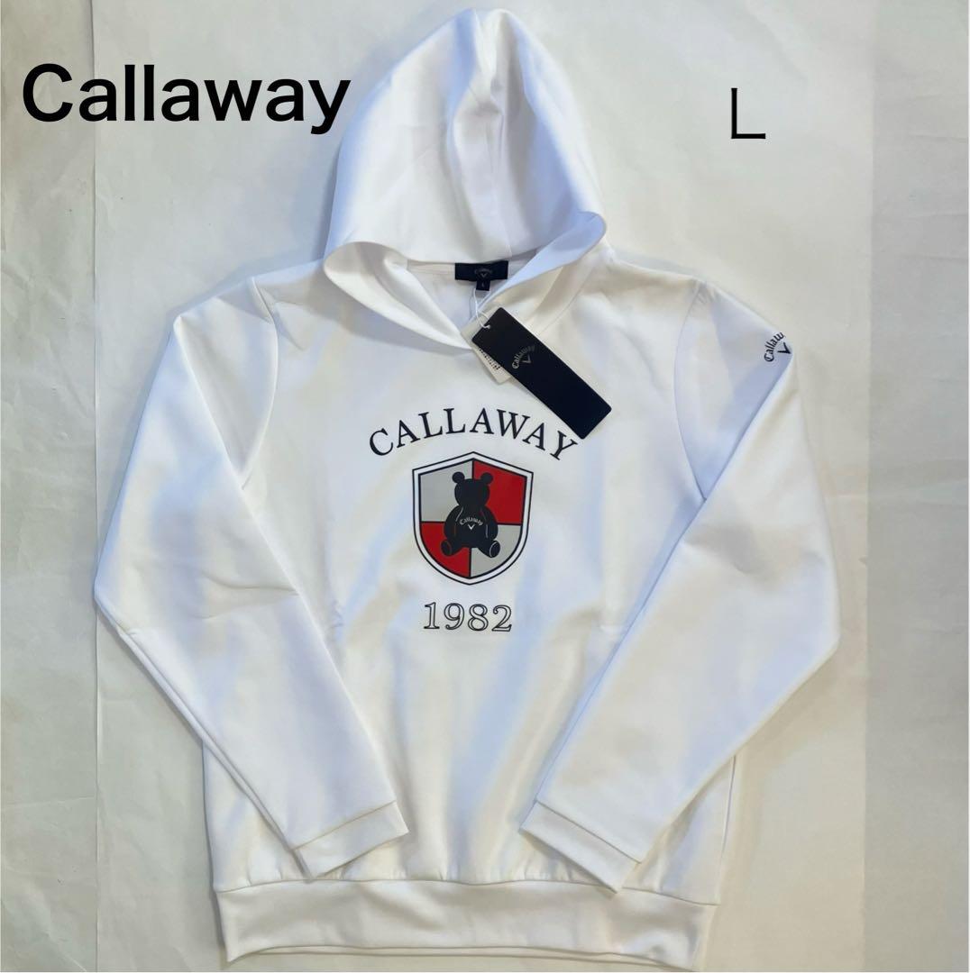 キャロウェイ ベア ダンボール フーディ、パーカー レディース 未使用タグ付 L