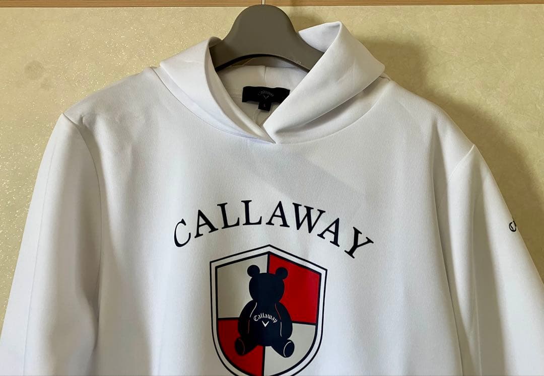 キャロウェイ ベア ダンボール フーディ、パーカー レディース 未使用タグ付 L