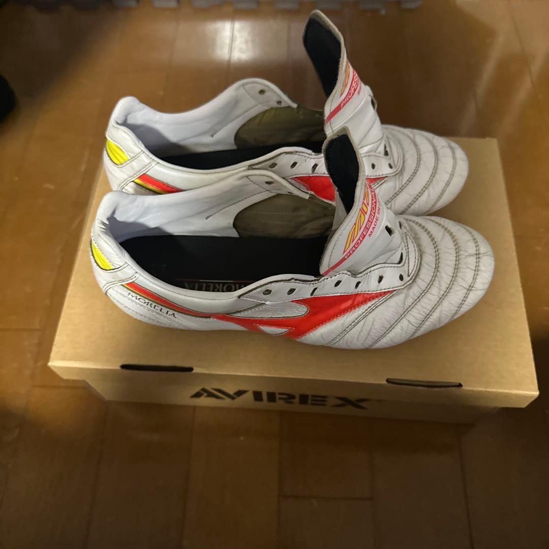 モレリア 2 JAPAN 25.5cm ホワイト　レッド　限定　MIZUNO