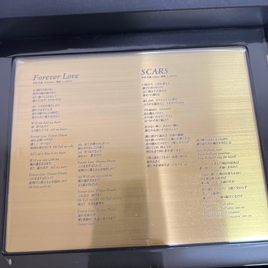 X JAPAN ゴールド・ディスク・モニュメント ＜限定生産盤＞ゴールドCD2枚