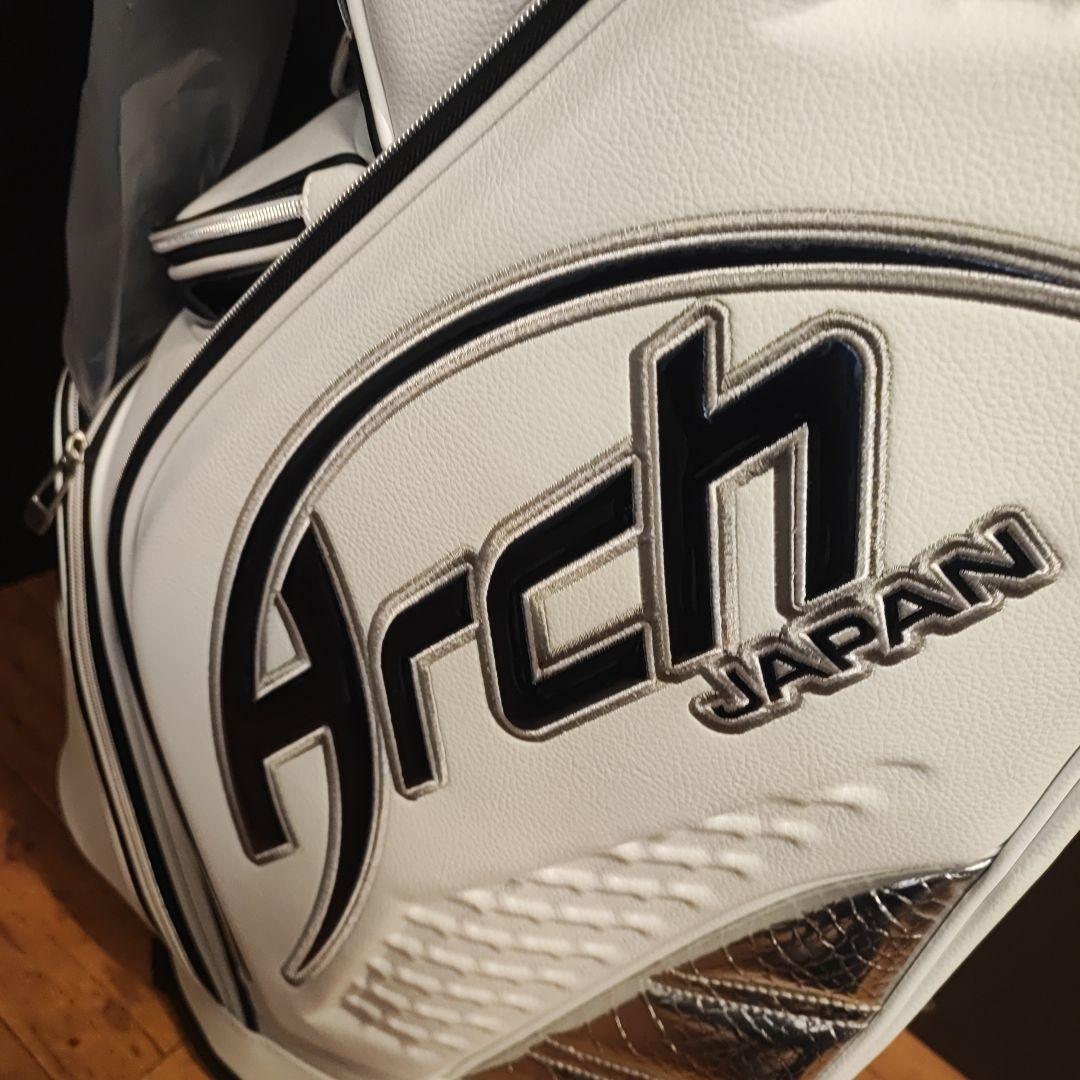 新品 数量限定 アーチゴルフ スタンドキャディバッグ 9.5インチ ホワイト