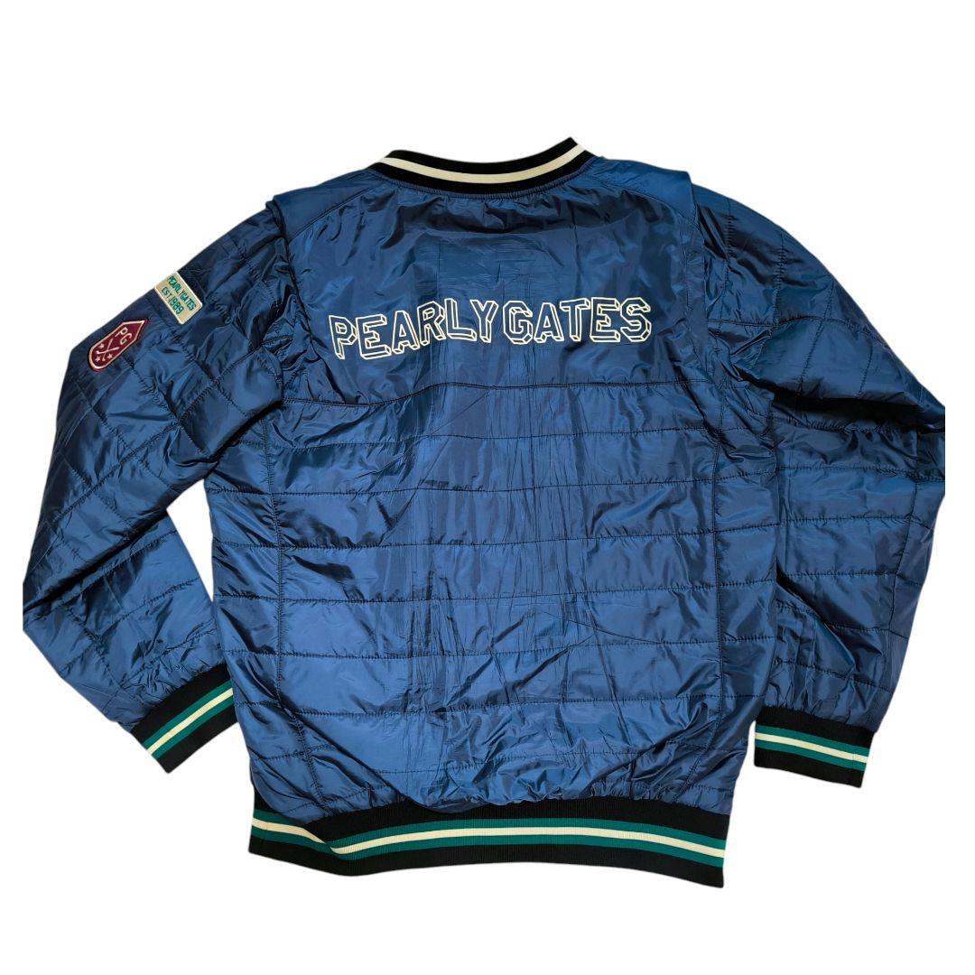 パーリーゲイツ ブラック×ネイビー リバーシブル　スニード　4way ベスト