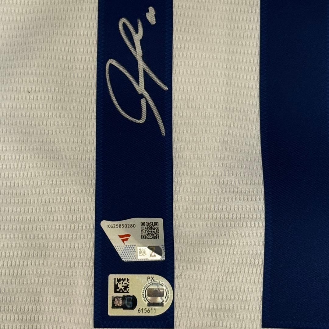 ドジャース 佐々木朗希 直筆サイン ユニフォーム MLB Fanatics