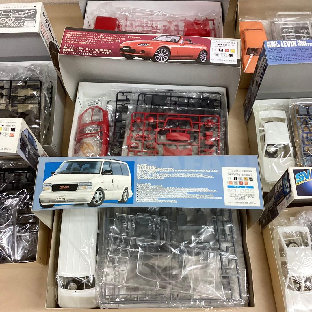 フジミ模型 1/24スケール 旧車・準旧車含むプラモ8個セット 未組立品