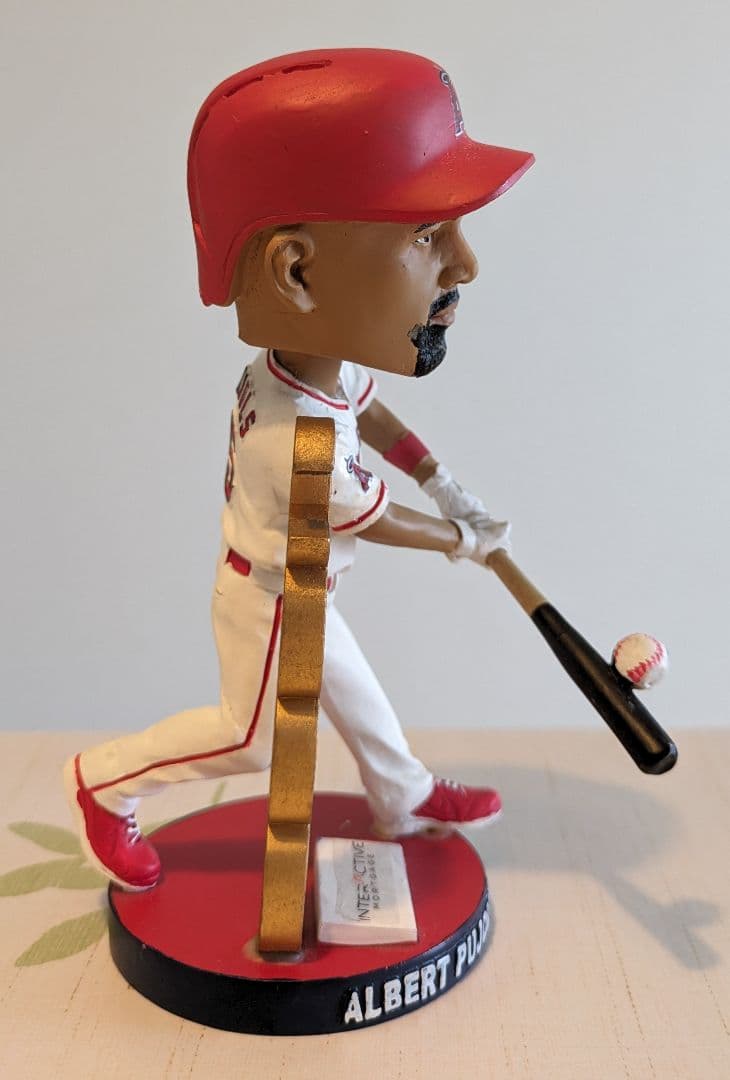 【美品】アルバート・プホルス ボブルヘッド 3000本安打記念 エンゼルス