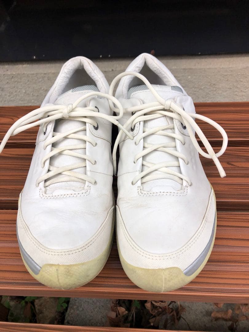 378番美品ECCO ゴルフシューズ 37 23.5cmスパイクレス