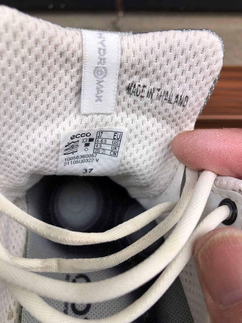 378番美品ECCO ゴルフシューズ 37 23.5cmスパイクレス