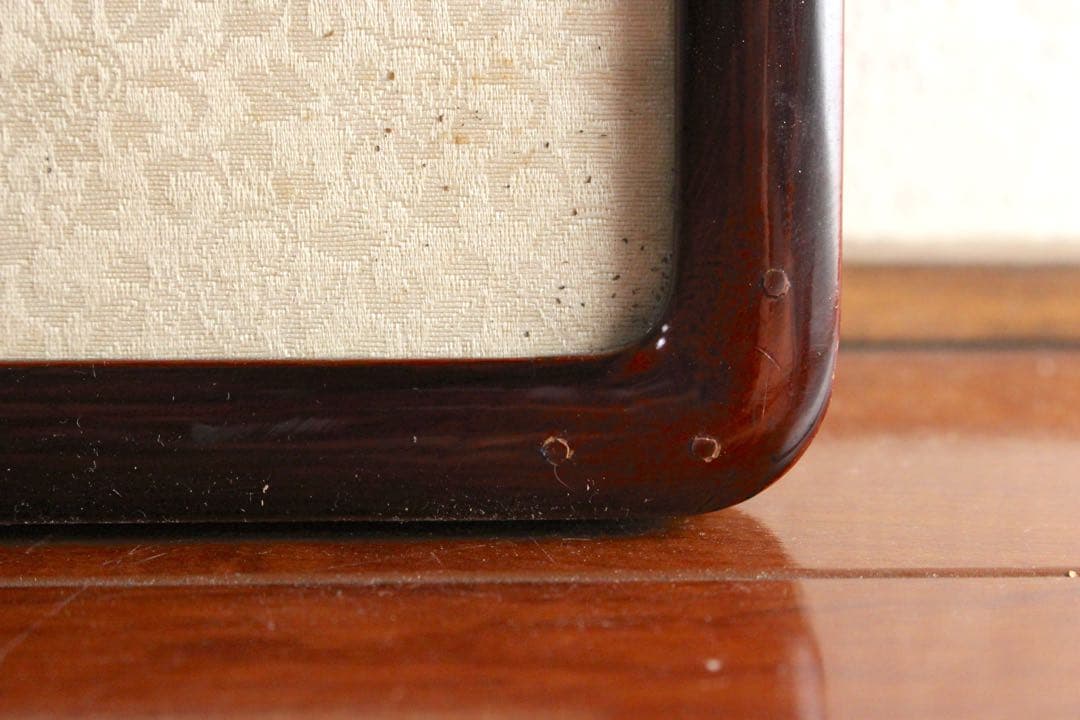 No4799扁額装　渡辺崋山　蓮根群蟹図　紙本箱付　古画　絵画　古美術　送料無料