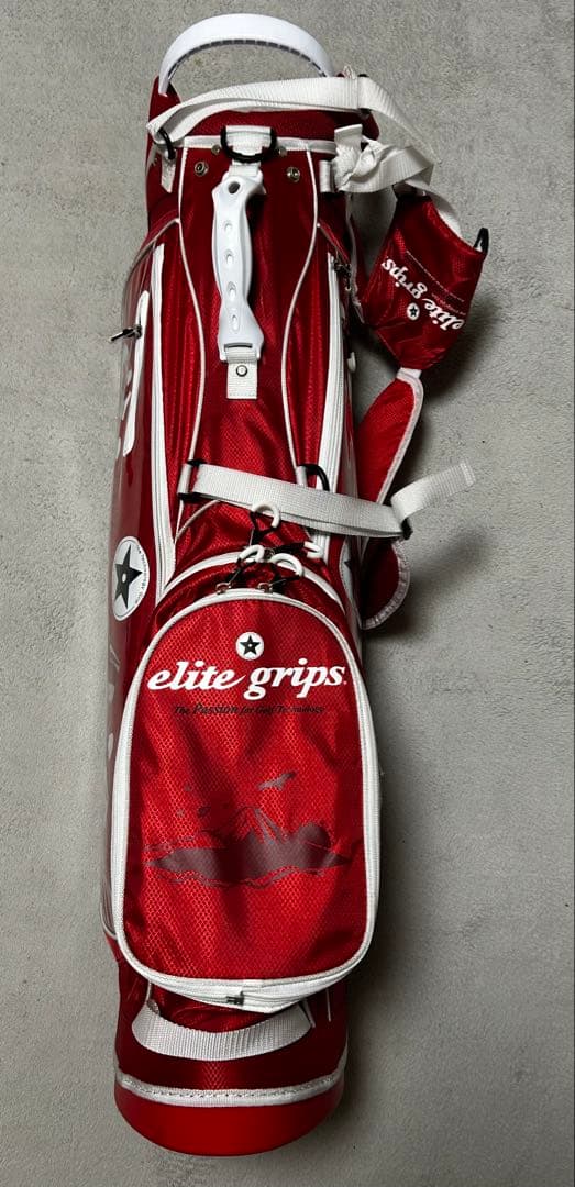 elite grips ゴルフバッグ 赤