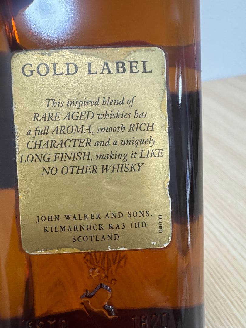 Johnnie Walker Gold Label 18年古酒