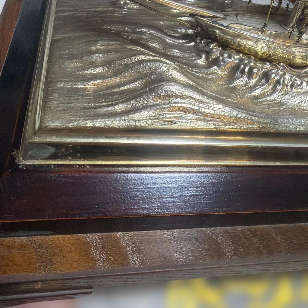 銀製 ヨット スターリングシルバー Sterling 帆船模型 昭和レトロ