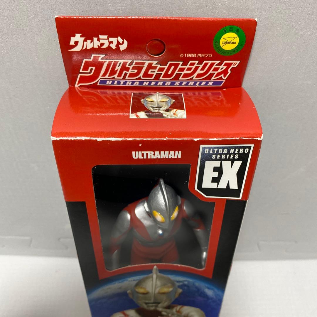 ［美品］ウルトラヒーローシリーズEX　ウルトラマン Aタイプ　ソフビ　カード付き