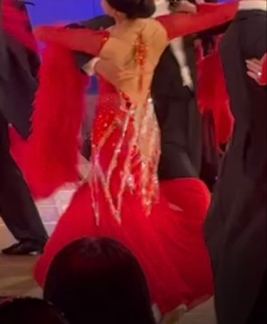 豪華　ヨーロッパハイブランド　M オーストリッチ　スタンダードドレス 社交