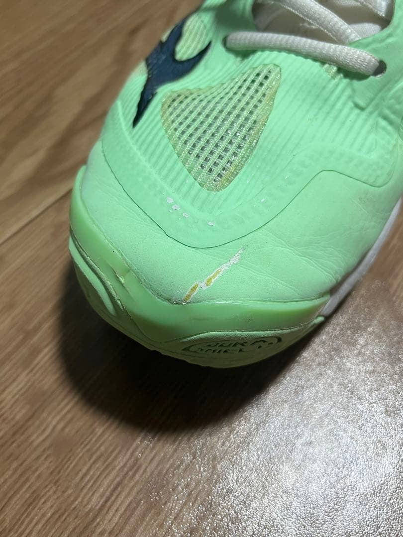 Mizuno バレーボールシューズ ライトグリーン ウェーブモーメンタム