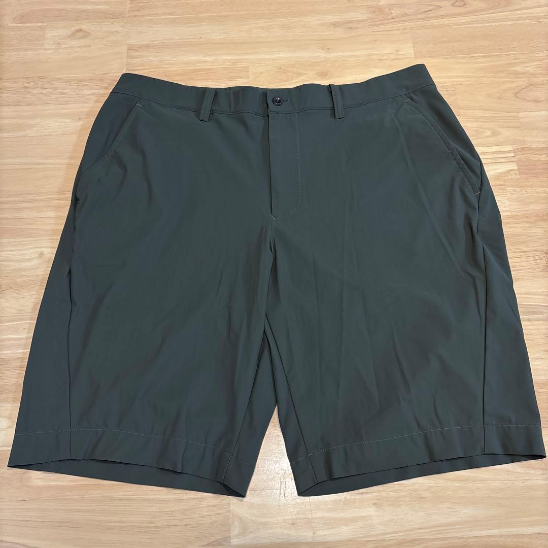 美品 BEAMS GOLF ストレッチ3Dパンツ サイズ50(L相当)オリーブ