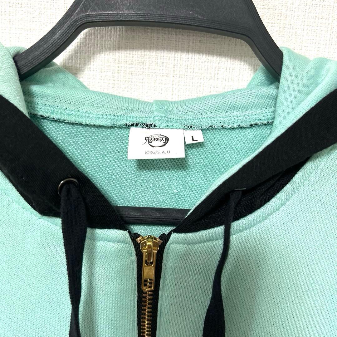 【美品】鬼滅の刃　時透無一郎　パーカー　フーディ　希少品　Lサイズ