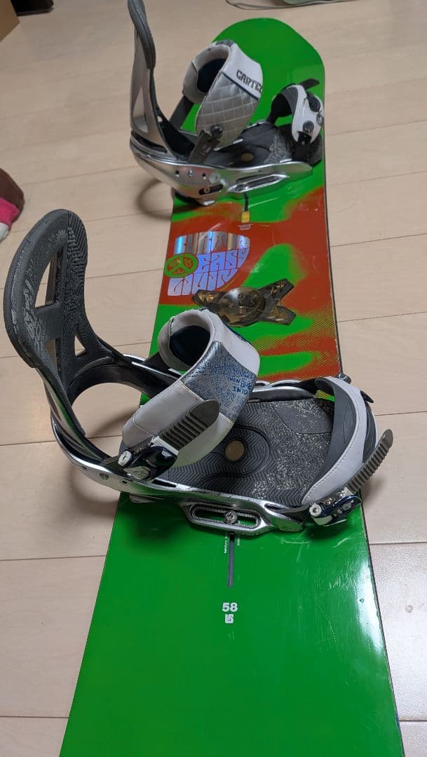 バートン スノーボード 板 バインディング セット 158cm カーテル