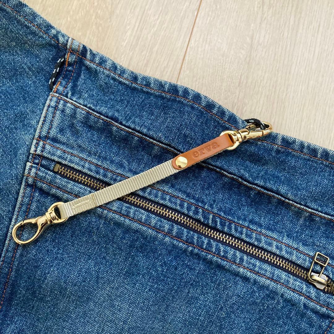 試着のみ　エルヴァ　erva dog 犬　スリング　抱っこ紐　デニム　小型犬　S