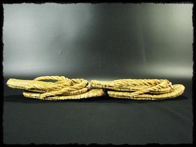 露地草履 ８足 内２足未使用 数寄屋草履 茶道具 露地道具 f318