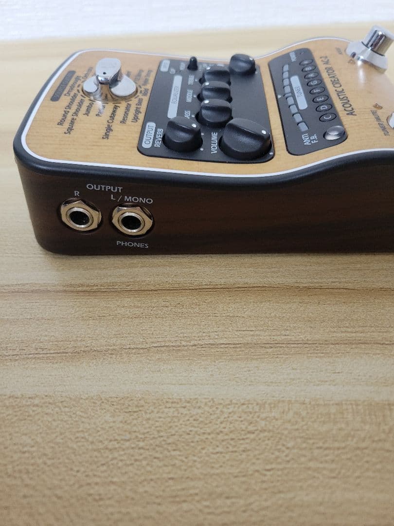 当日発送可！ZOOM AC-2 アコースティックギター用プリアンプ 美品