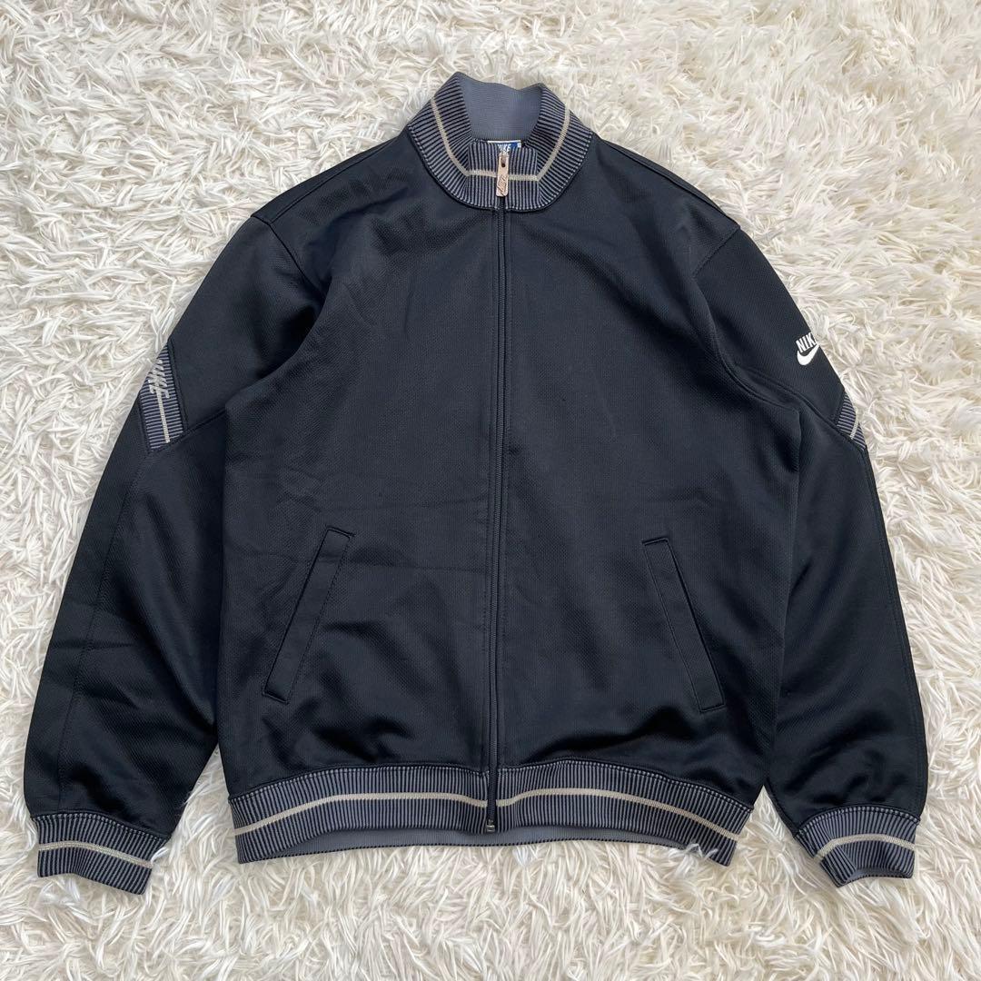 NIKE 青タグ 80s 日本製 トラックジャケット L 黒 ヴィンテージ