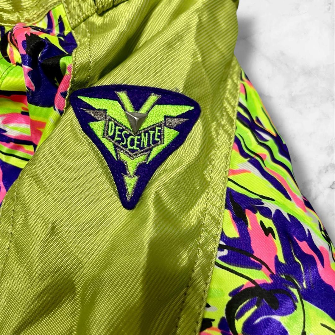 デサント 希少 XO スキーウェア ジャケット 派手柄 90s ヴィンテージ