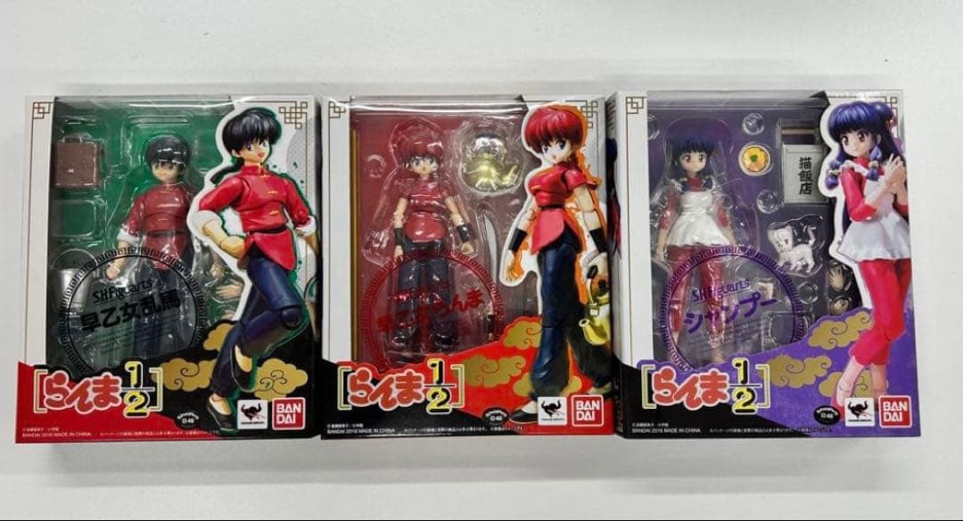 美品S.H.Figuarts らんま1/2 早乙女らんま 早乙女乱馬 シャンプー