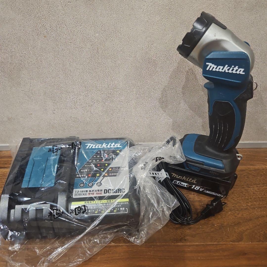 マキタ　ライト　BL1860B　充電器付き　ML802 makita