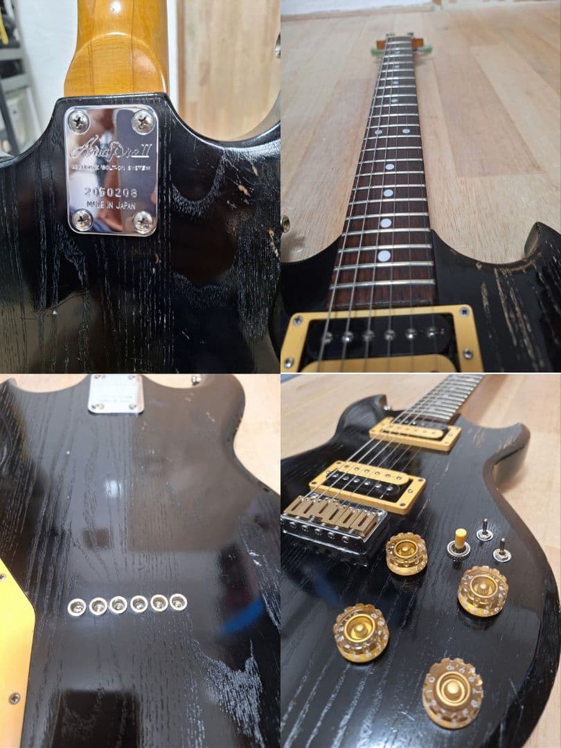 【日本製】マツモク　CS-250　調整済　エレキギター　カートコバーン